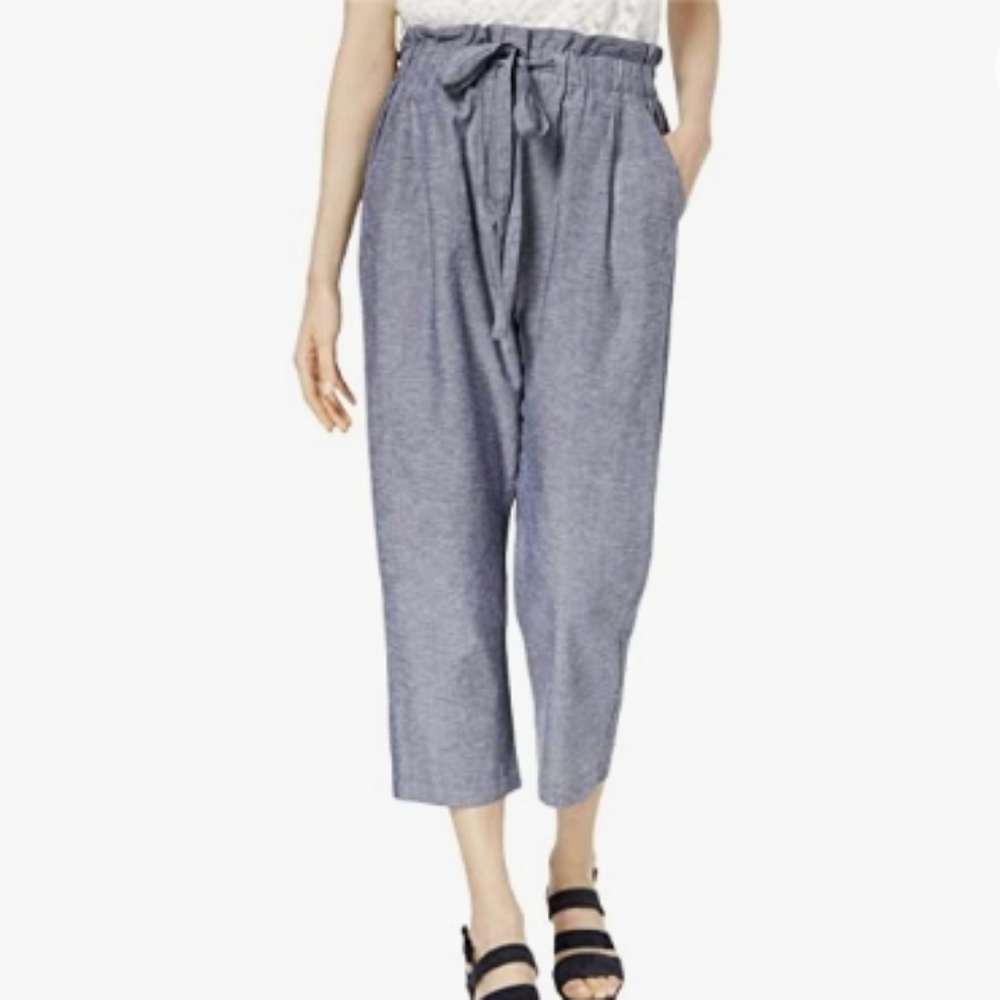 Jill Suart Gray Pants Chambray NWT Matching Moto Jacket In Separate Listing